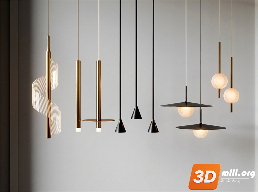 Pendant light Skp Files